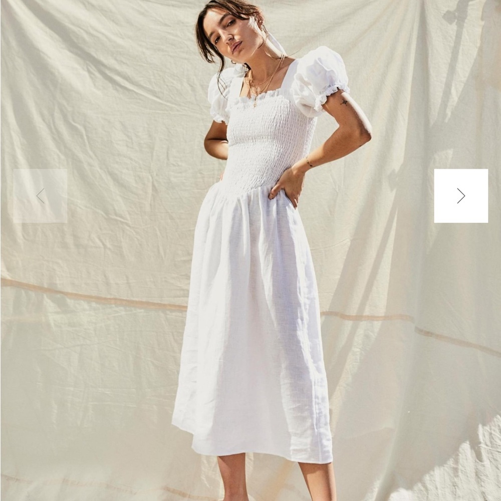 SLEEPER BELLE LINEN DRESS